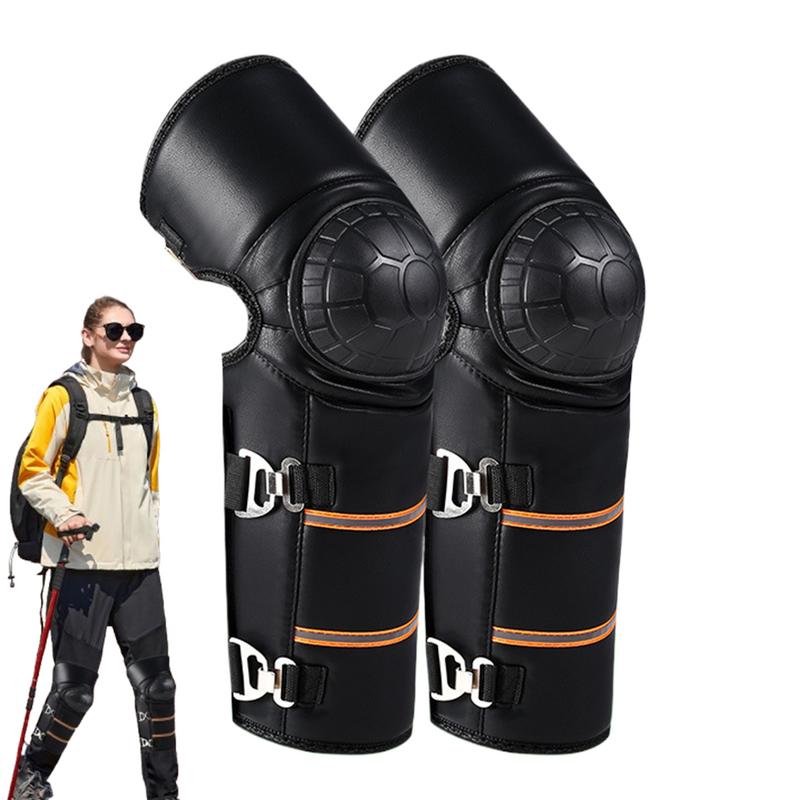 Mountain Biking Pads - จักรยานเสือภูเขาเข่าPads Windproof Dirt Bikesเข่าGuardsรถจักรยานยนต์ขาGuards Non-Slipฤดูหนาวเข่าPadsรถจักรยานยนต์ขาอุ่น