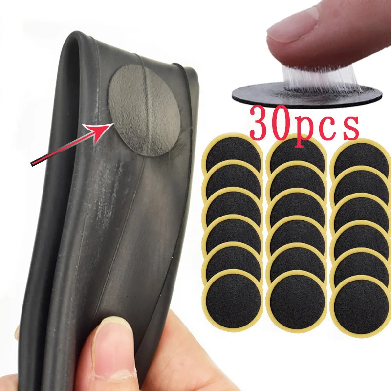 Mountain Biking Youtube - 1/10/20/30pcs จักรยานยางซ่อม Patch,ยางฟรี Quick Repair,จักรยานเสือภูเขาด้านใน Patch,