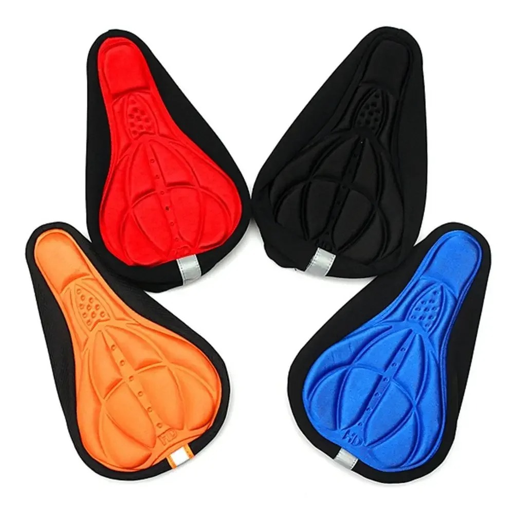 Mountain Biking Pads - ปลอกหุ้มเบาะจักรยานแบบหนา 3 มิติ ทำจากซิลิโคนนุ่ม ฟองน้ำรองนั่งเพื่อความสบาย สำหรับจักรยานเสือภูเขา