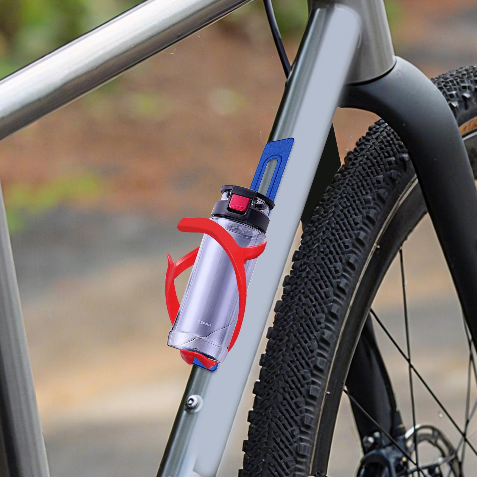 Mountain Biking Water Bottle - ฐานยึดขวดน้ำสำหรับจักรยาน ปรับระดับได้ ใช้ได้กับสกู๊ตเตอร์ เหมาะสำหรับการขี่ในเมืองและปั่นจักรยานเสือภูเขา