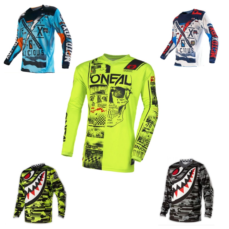 Mountain Biking Trails - เสื้อแข่ง MTB ดาวน์ฮิลล์ ออฟโรด มอเตอร์ครอส เอนดูโร่