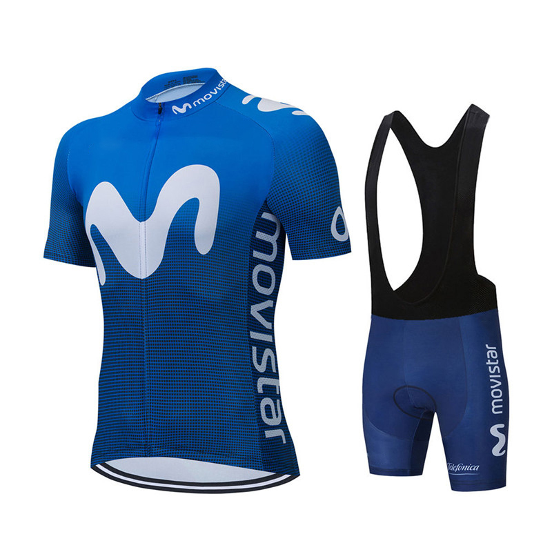 Mountain Biking Shorts - ฤดูร้อนใหม่ Movistar ทีมชุดขี่จักรยาน JERSEY MTB Breathable