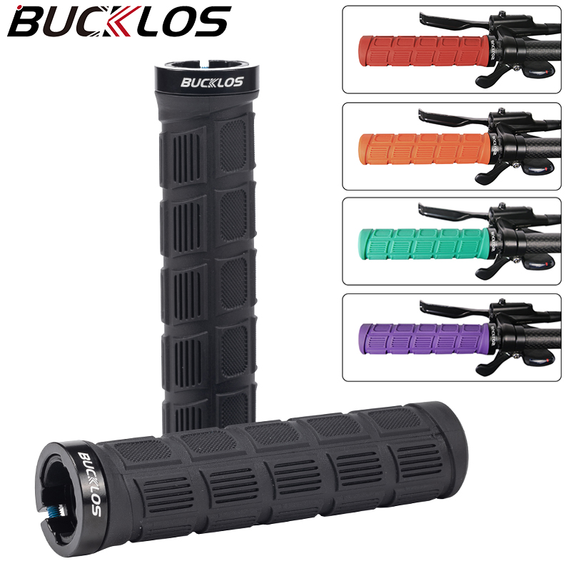 Mtb Grip Lock On - BUCKLOS ที่จับแฮนด์จักรยานล็อคคู่บนที่จับจักรยานเสือภูเขาสบายการดูดซึมช็อก MTB Cuffs ด้ามจับจักรยานกันลื่น