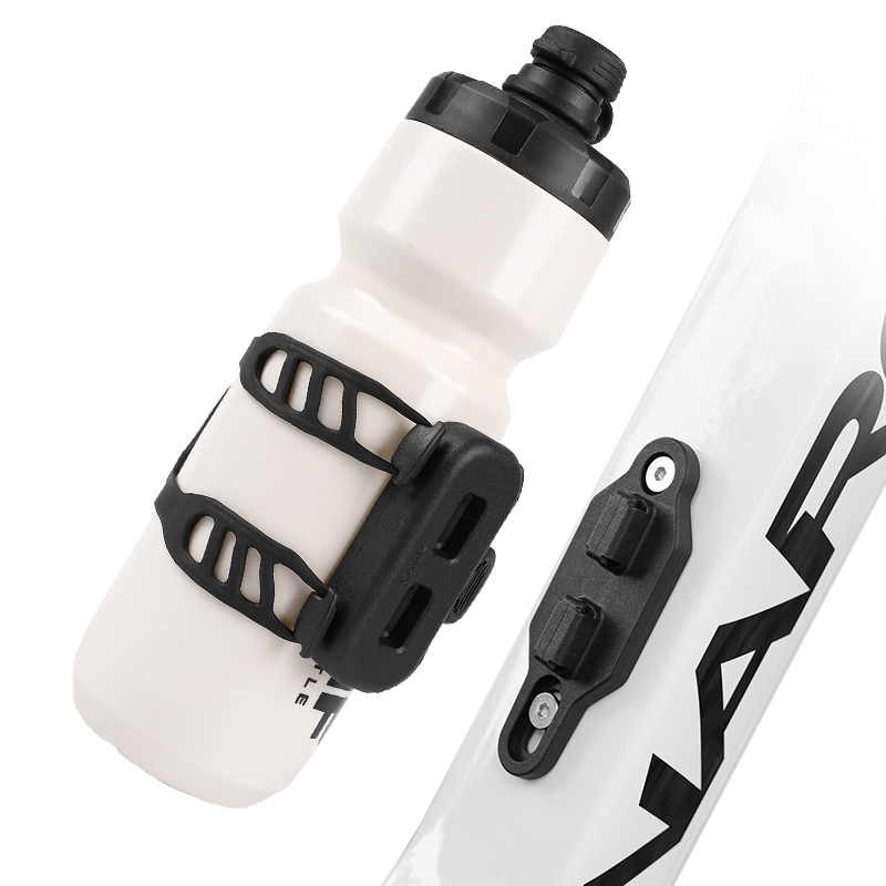 Mountain Biking Water Bottle - ที่วางขวดน้ำแม่เหล็กสำหรับจักรยาน สายรัดแบบปลดเร็ว สำหรับจักรยานเสือภูเขา จักรยานเสือหมอบ จักรยานพับขนาดเล็ก สายรัดขวดน้ำแบบผ้า