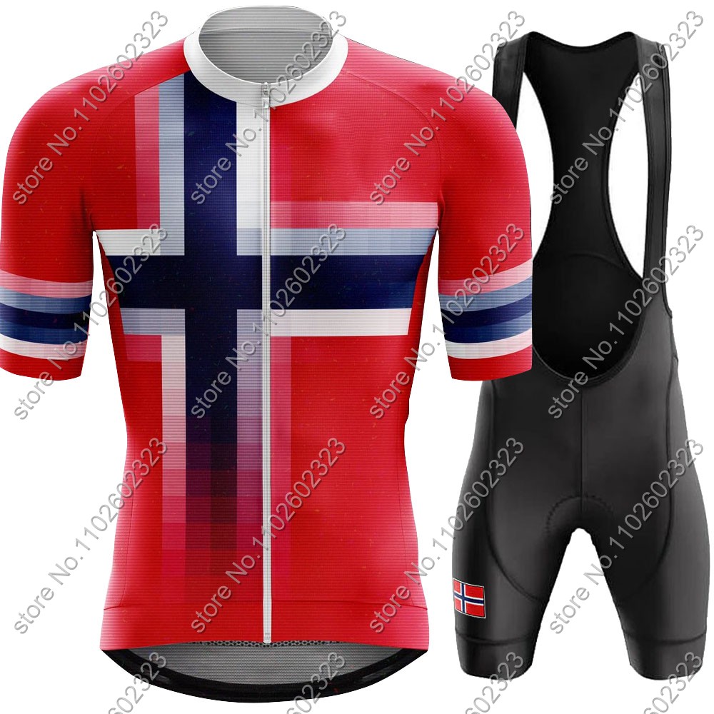 Mountain Biking Shorts - 2024 Norway ชุดทีมชาติเสื้อเจอร์ซีย์นักปั่นเสื้อผ้าสำหรับปั่นจักรยานเสือภูเขาชุดปั่นจักรยานเสือภูเขากางเกงขาสั้น
