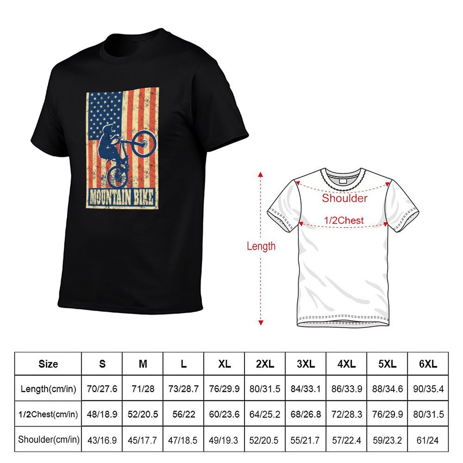 เสื้อยืดลายธงชาติอเมริกันสำหรั - Mountain Biking Holidays บทวิจารณ์และราคา