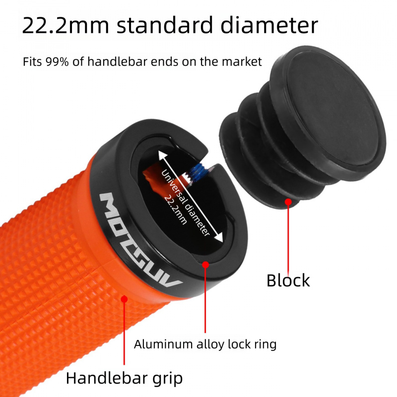 MOTSUV 1 คู่ MTB BMX ยางกันลื่ - Mtb Grip Lock On บทวิจารณ์และราคา