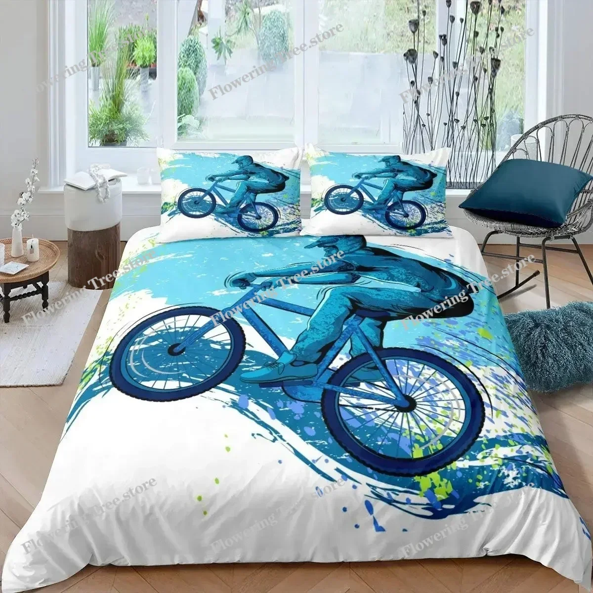 ชุดผ้าคลุมผ้านวมลายจักรยาน ไมโ - Mountain Biking Game บทวิจารณ์และราคา
