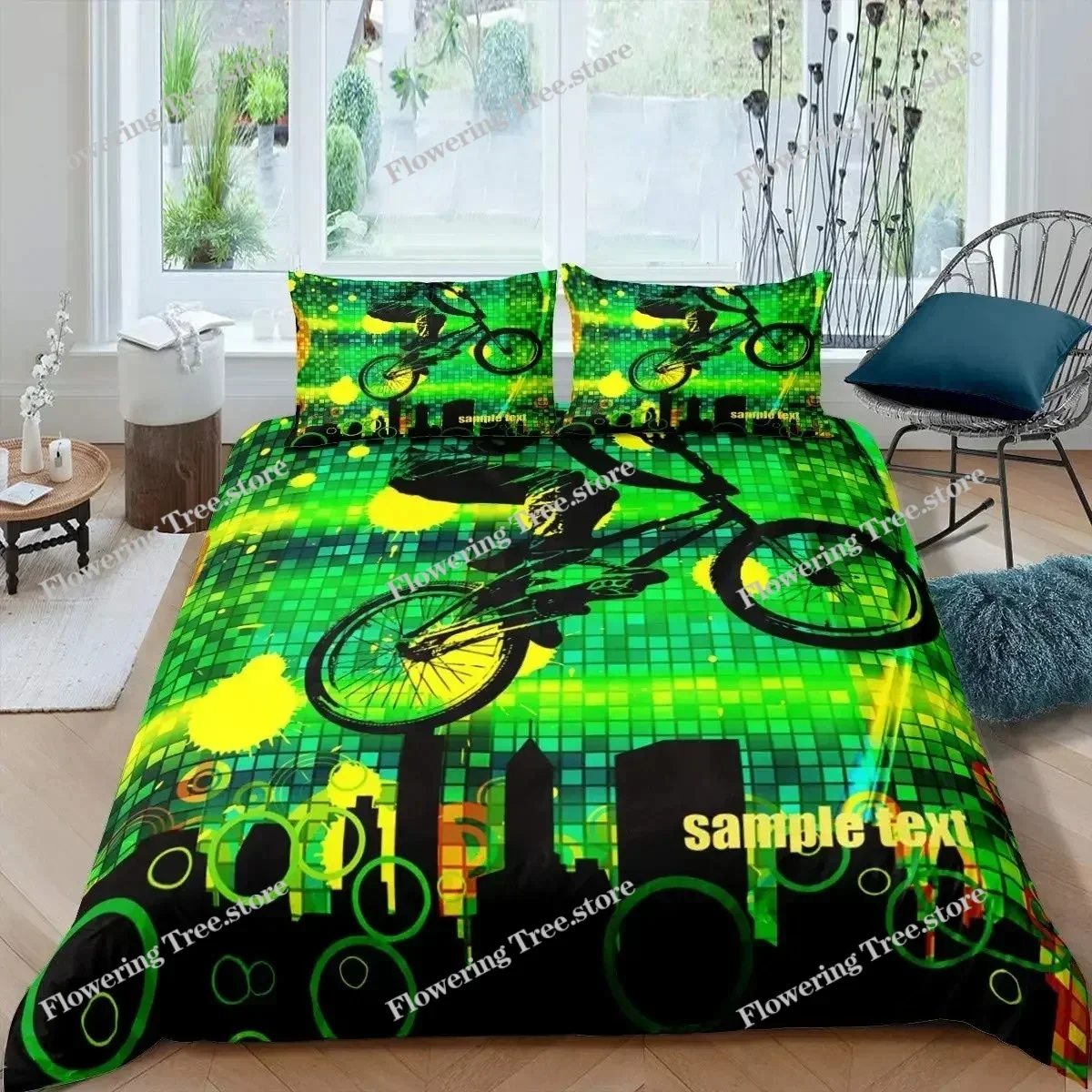 ชุดผ้าคลุมผ้านวมลายจักรยาน ไมโ - Mountain Biking Game บทวิจารณ์และราคา