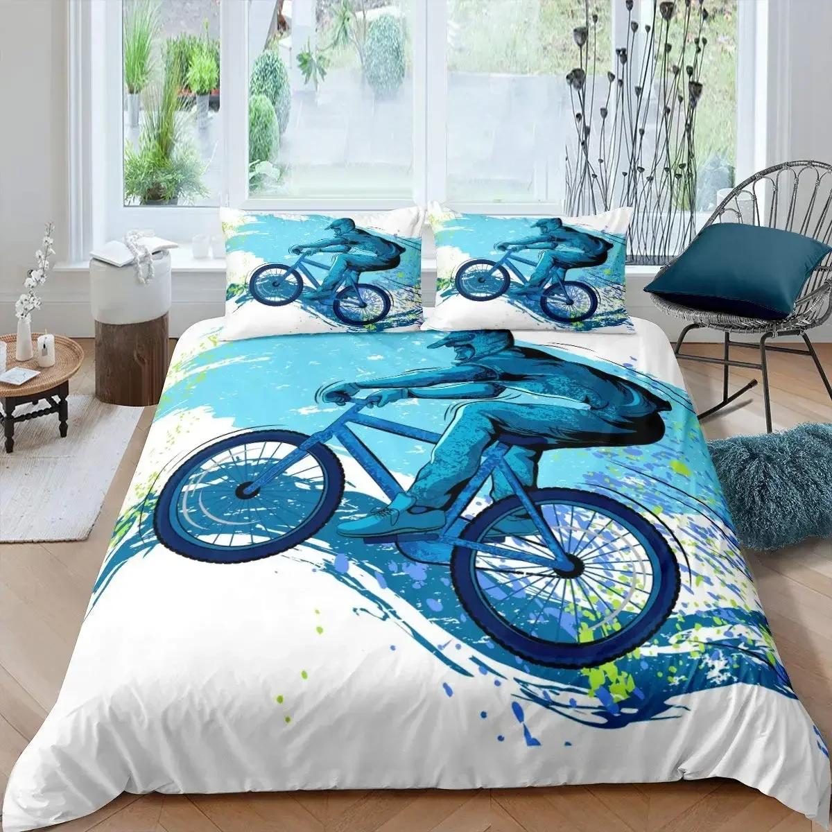 ชุดเครื่องนอนลายไท-ได ลายจักรย - Mountain Biking Game บทวิจารณ์และราคา