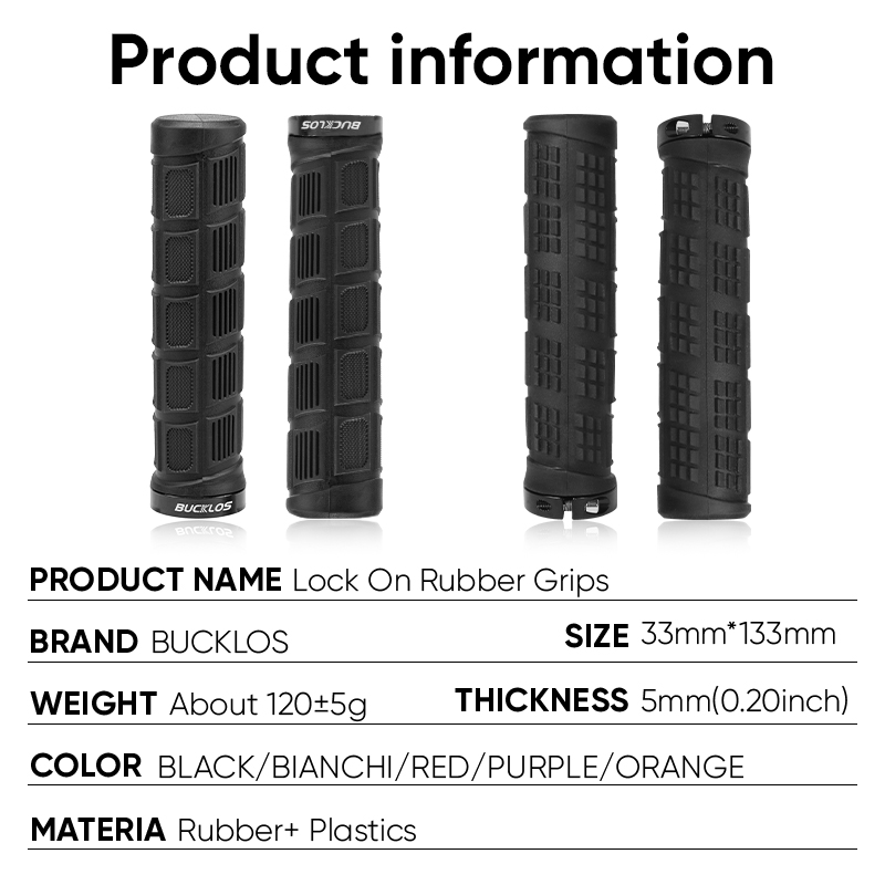BUCKLOS ที่จับแฮนด์จักรยานล็อค - Mtb Grip Lock On บทวิจารณ์และราคา