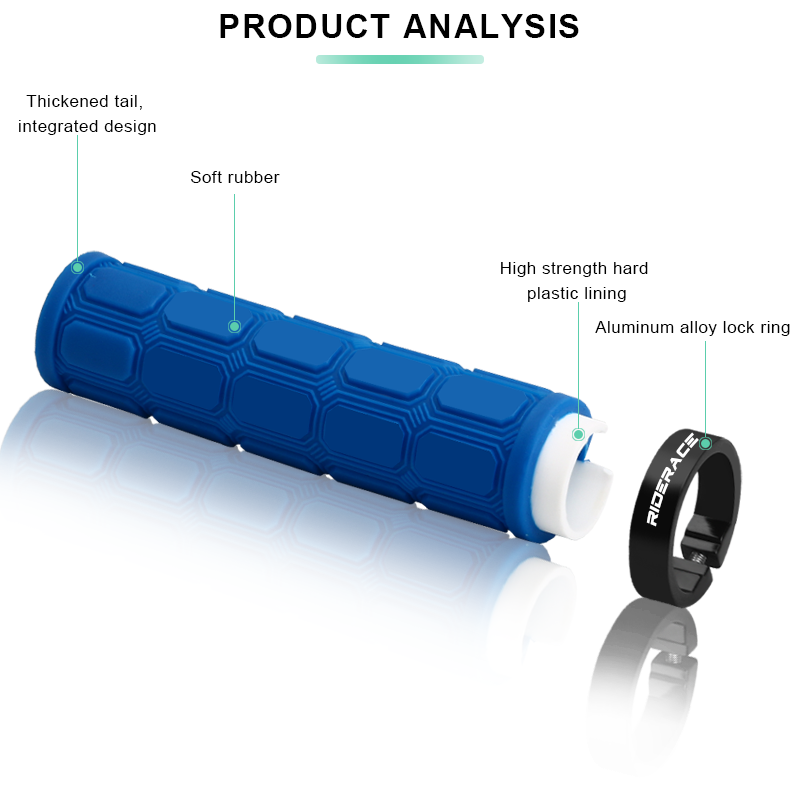 ปลอกแฮนด์จักรยาน RIDERACE ยางก - Mtb Grip Lock On บทวิจารณ์และราคา